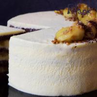 Банановый торт с кремом Пломбир
